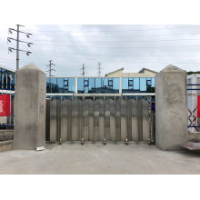 Stainless Steel Automatic Trackless Telescopic Gate by Motor Operated
